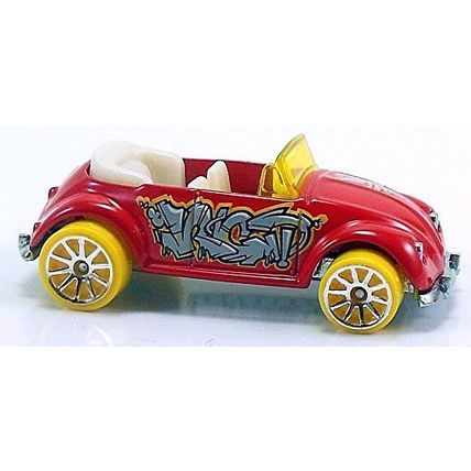 Hot Wheels - Volkswagen Beetle: HW City 2013 - Graffiti Rides #40/250 *Red*