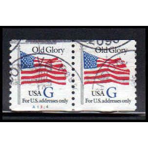 Used 2890 32c G Old Glory Very Fine CNP Left A1324 PA1542