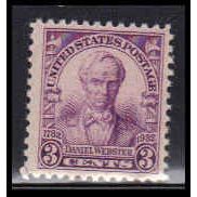 725 3c Daniel Webster Fine MNH O3609