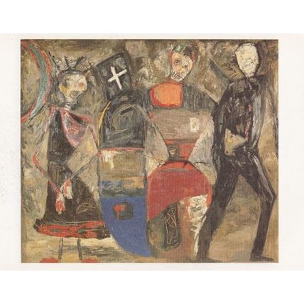 Angela Alanis Dillon Religion & Politics Dont Mix Painting Postcard