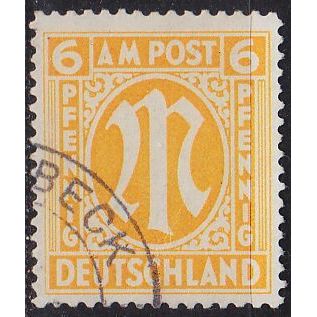 GERMANY Alliiert AmBri [1945] MiNr 0013 B ( O/used ) [01]
