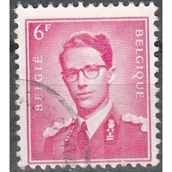 Belgique 1958 Michel 1129X O Cote (2008) 0.20 € Roi Baudouin Cachet rond