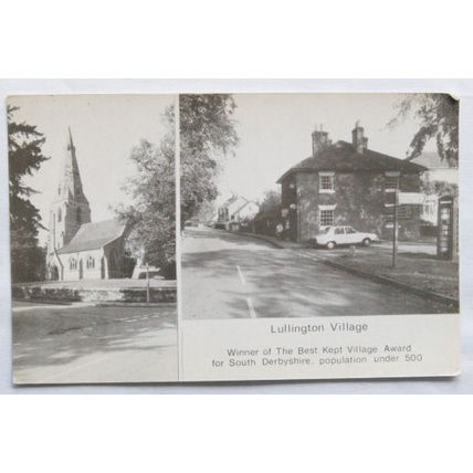 old postcard Lullington Village - Best Kept Village