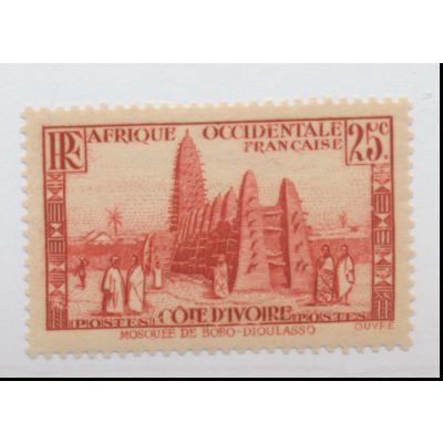 Ivory Coast Stamp Scott #120, Mint Never Hinged