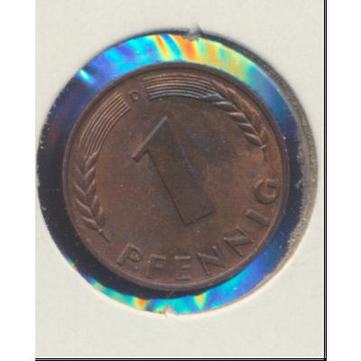 Germany, 1950 1 Pfennig Coin