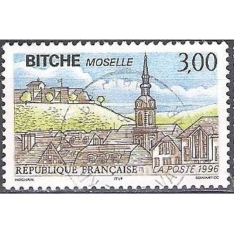 France 1996 Michel 3153 O Cote (2008) 1.00 € Tourisme Bitche Cachet rond