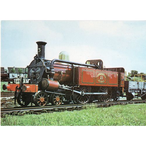 Postcard 24 Metropolitan Railway 4-4-0 Locomotive No23 London Transport