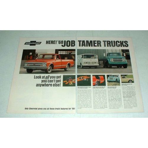 1968 Chevy Half-ton Fleetside Pickup, Chevy-Van Ad