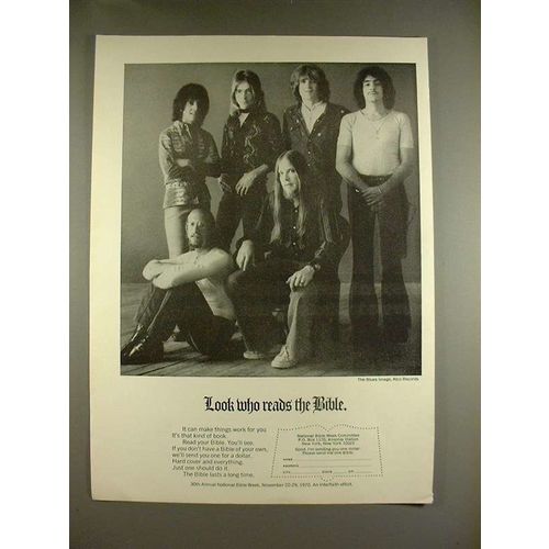 1970 National Bible Week Ad w/ The Blues Image