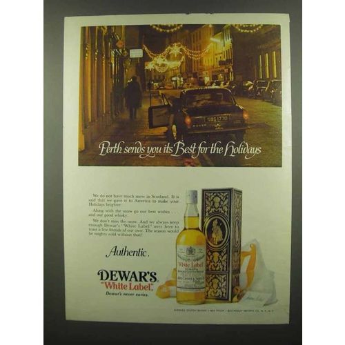 1974 Dewar's White Label Scotch Ad - Perth Sends