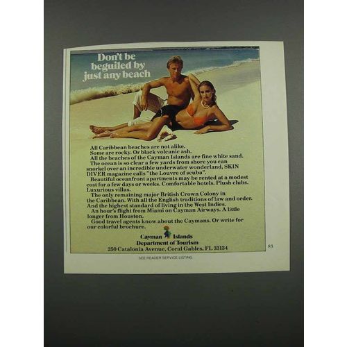 1983 Cayman Islands Department of Tourism Ad - Beguiled
