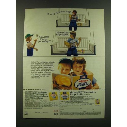 1983 Kraft Velveeta Ad - Hey, Roger! What are you reading?