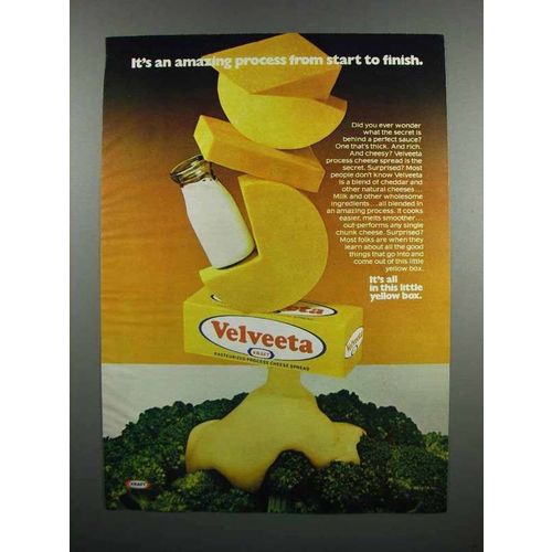 1983 Kraft Velveeta Ad - It's an Amazing Process