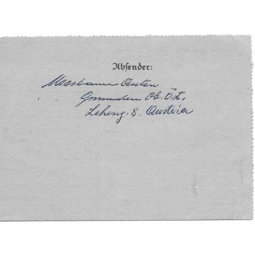 Austria 1954 Postal Letter Card, upreated Gmunden to Upsala Sweden