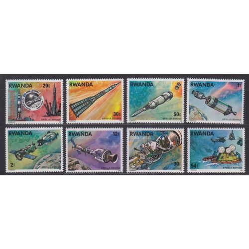 RUANDA RWANDA [1976] MiNr 0835-42 ( **/mnh ) Raumfahrt