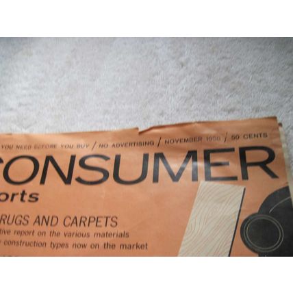 Nov 58 Consumer Reports Rugs Carpets Freezers Mattresses Rx Drugs Wines Cameras