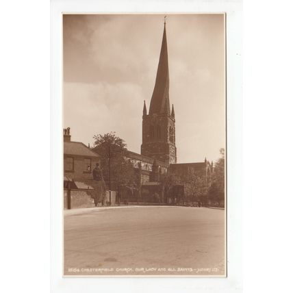 Our Lady and All Saints Church Chesterfield Postcard Judges 16164