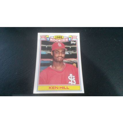 1990 Topps Glossy Rookies Card # 15 of 33 Ken Hill Ex (5) St Louis Cardinals