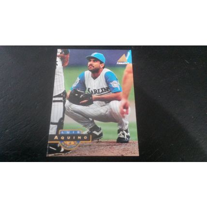 1994 Pinnacle Card # 223 Luis Aquino Excellent (5) Florida Marlins