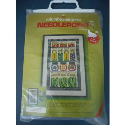 VTG 2387 Country Cupboard Needlepoint Columbia-Minerva Crafting