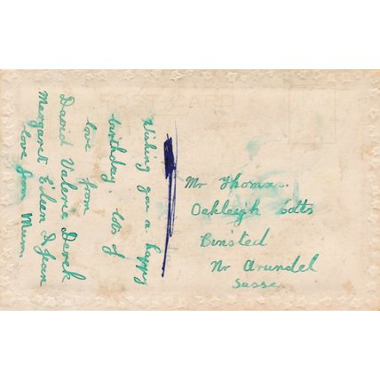 Horse Birthday Wishes Postcard used VGC