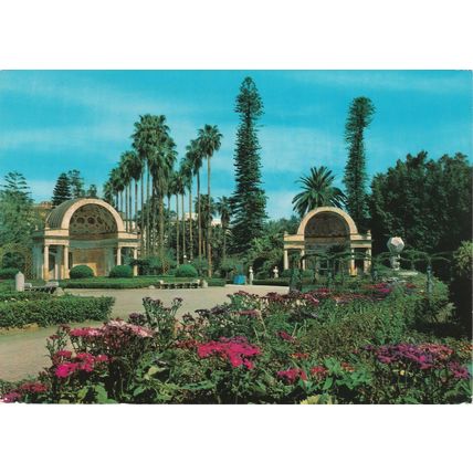 6x4 Continental size printed postcard Villa Giulia Palermo Italy