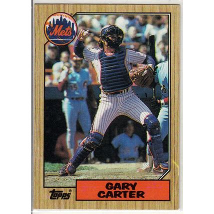 1987 Topps Gary Carter baseball card- #20
