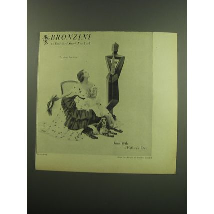 1949 Bronzini Fashion Ad - photo by John Rawlings - A Shop for Men