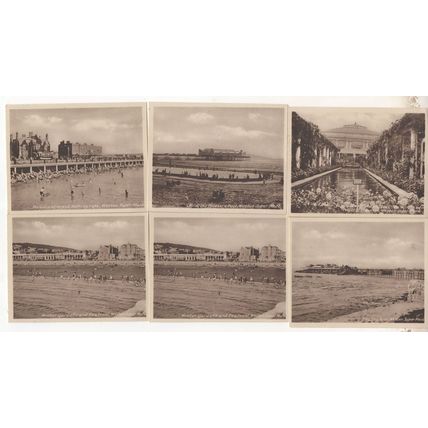 Weston Super Mare 6x Sepia Snapshots Old Photo s