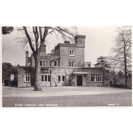 Lodge Hill Main Entrance Sussex Antique Postcard