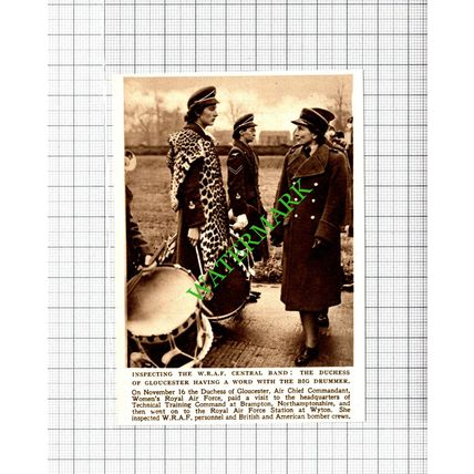 WRAF Women's Royal Air Force Central Band Brampton Wyton - 1950 Cutting