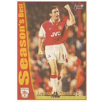 Futera's Arsenal 1997-98 Fans' Selection: Season's Best - No. 40, Arsenal 3 - Ch