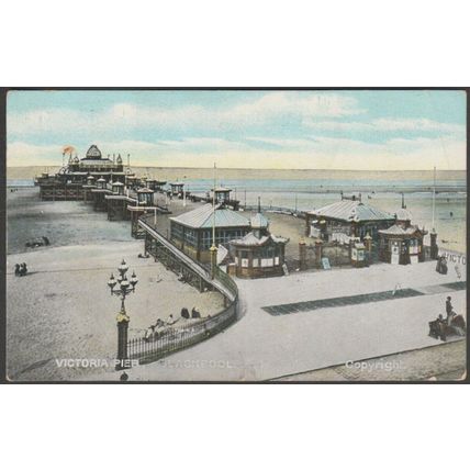 Victoria Pier, Blackpool, Lancashire, c.1905-10 - Postcard