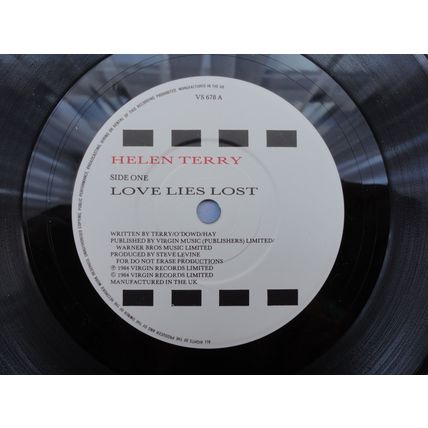 Helen Terry 1984 7" Single Love Lies Lost b/w Laughter On My Mind Culture Club