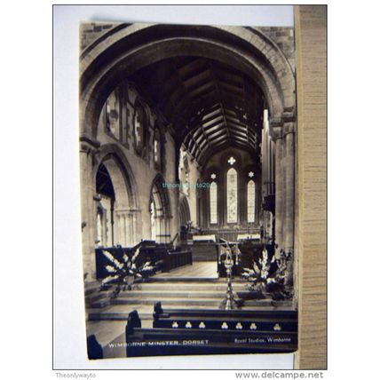 Wimborne Minster, Dorset, England, Postcard