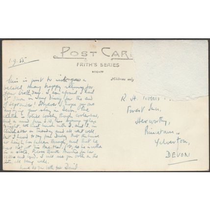 Rottingdean from the Windmill, Sussex, 1955 - Frith's RP Postcard