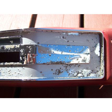 1965 Plymouth Barracuda Red Floor Shift Automatic Console OEM 2581206 2581226