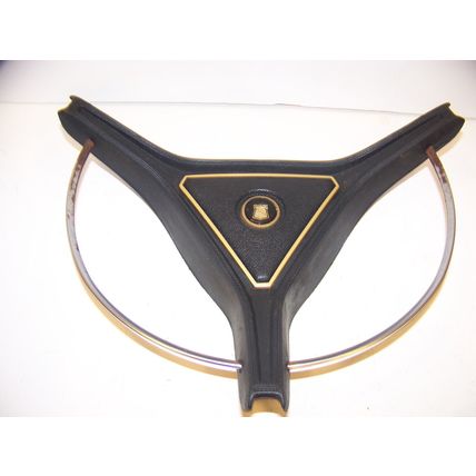 1969 CHRYSLER NEWPORT HORN RING CAP OEM BLACK