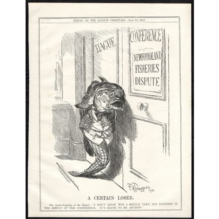 A CERTAIN LOSER 1910 Frederick Henry Townsend PUNCH CARTOON PAGE