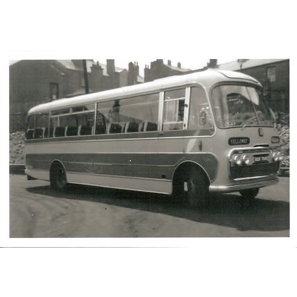 Black & White Photograph of Yelloway Motor Services Ltd. of Rochdale - BDK 704C