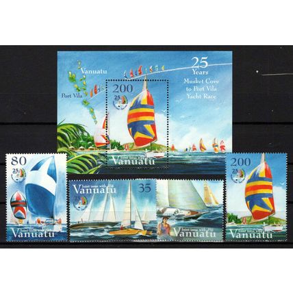Vanuatu 858-861a MNH Musket Cove to Port Villa Yacht Race ZAYIX 0624M0028