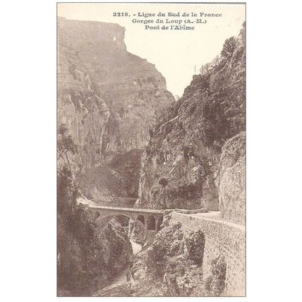 06 - LES GORGES DU LOUP - 5 CARTES POSTALES