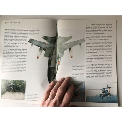 ROLLS ROYCE 1986 Jet Engines UK Mkt Factory Publicity Financial Company Brochure