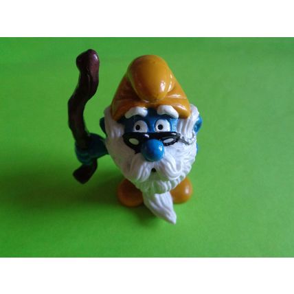 Grandpa Grandfather smurf with walking stick