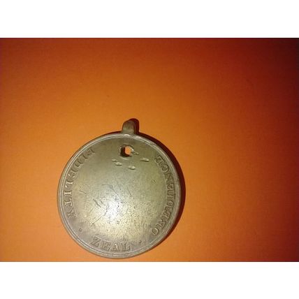 USED!! US Navy Constitution Ship Fidelity Zeal Obedience Bronze Medal, FREE SH!!