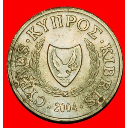 Ⰶ GREAT BRITAIN (1983-2004): CYPRUS ★ 1 CENT 2004 BIRD!★LOW START★NO RESERV