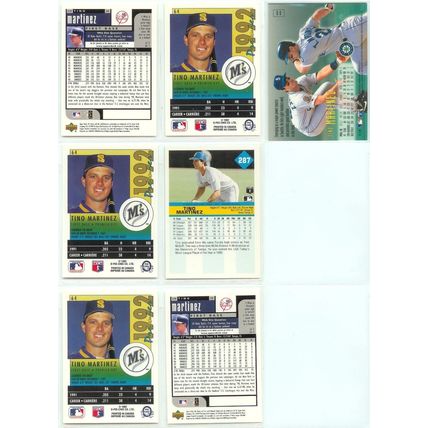 Tino Martinez 7x card lot