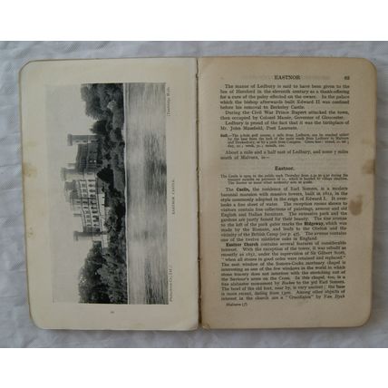 1943 Ward Lock Guide to Malvern Country, Worcester Gloucester Evesham Droitwich