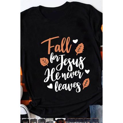 Khaki Happy Fall Leopard Truck Cute Pumpkin Graphic Tee