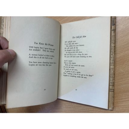 1944 "MORE GREEN FINGERS" REGINALD ARKELL GARDENING POEMS HARDBACK BOOK (P2)
